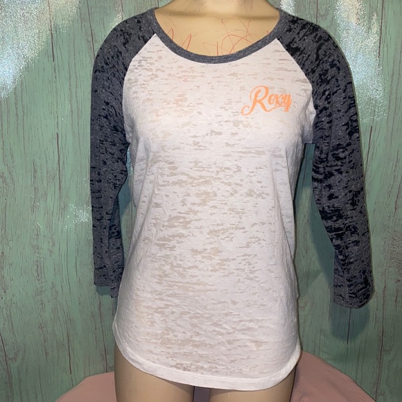 Roxy Good Tome sheer top size juniors med - Picture 1 of 6